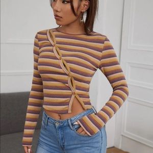 Front Stripe Top